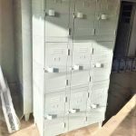 Vestiaire à 9 cases superposées (3x3 )