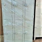 Vestiaire à 6 cases superposées (3x2)