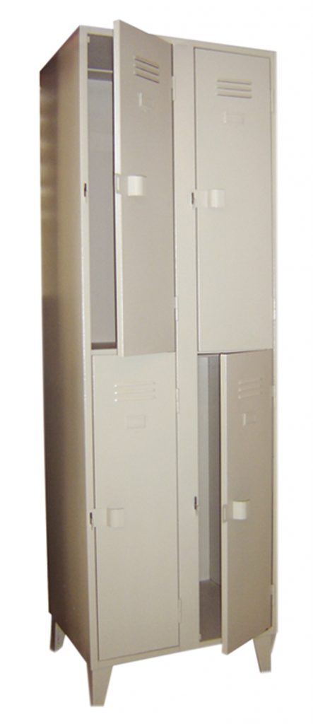 Vestiaire à 4 cases superposées  (2X2)